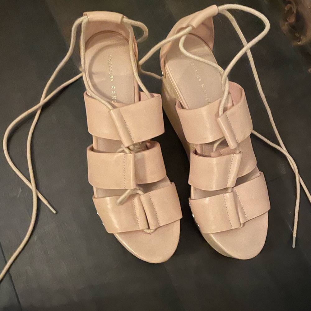 Loeffler Randall Ines Leather strap up sandal - Picture 5 of 14